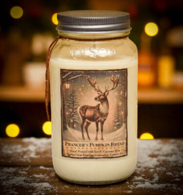 Prancer's Pumpkin Bread 24 oz jar candle