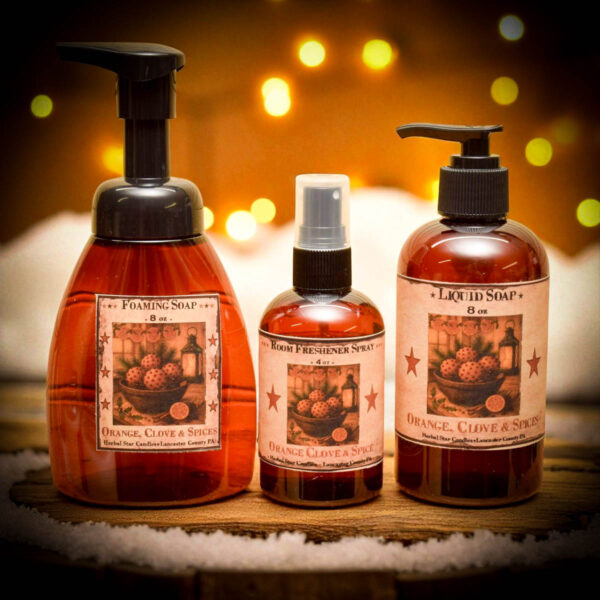 Orange Clove and Spices Foaming Soap-8 oz - Image 3