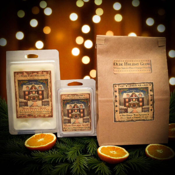 Olde Holiday Glow Star Tart Melters-4 oz Package of 6 Stars - Image 2
