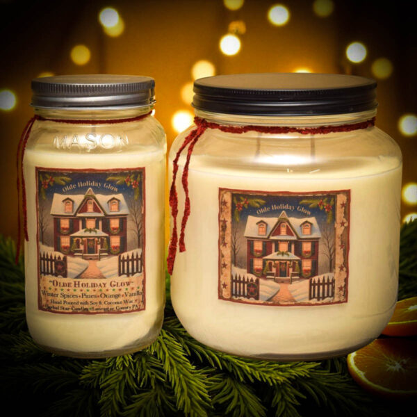 Olde Holiday Glow Collection – Christmas candles, tarts, potpourri, sprays, and refresher fragrance blend
