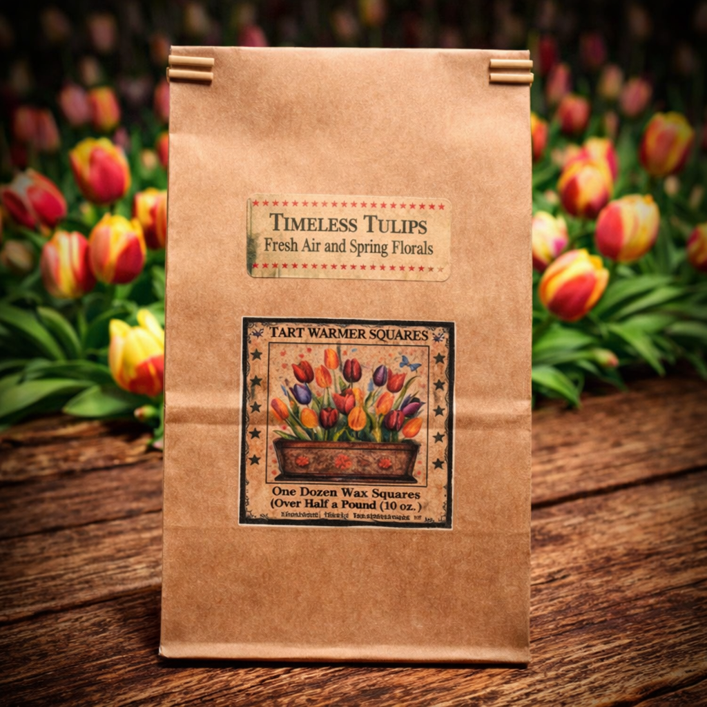 Timeless Tulips Wax Tarts-10 oz Bag of 12 Squares