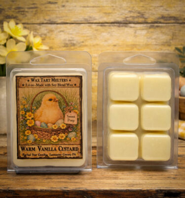 Sweet Peep wax tarts warm vanilla custard 2.4 oz soy blend melts