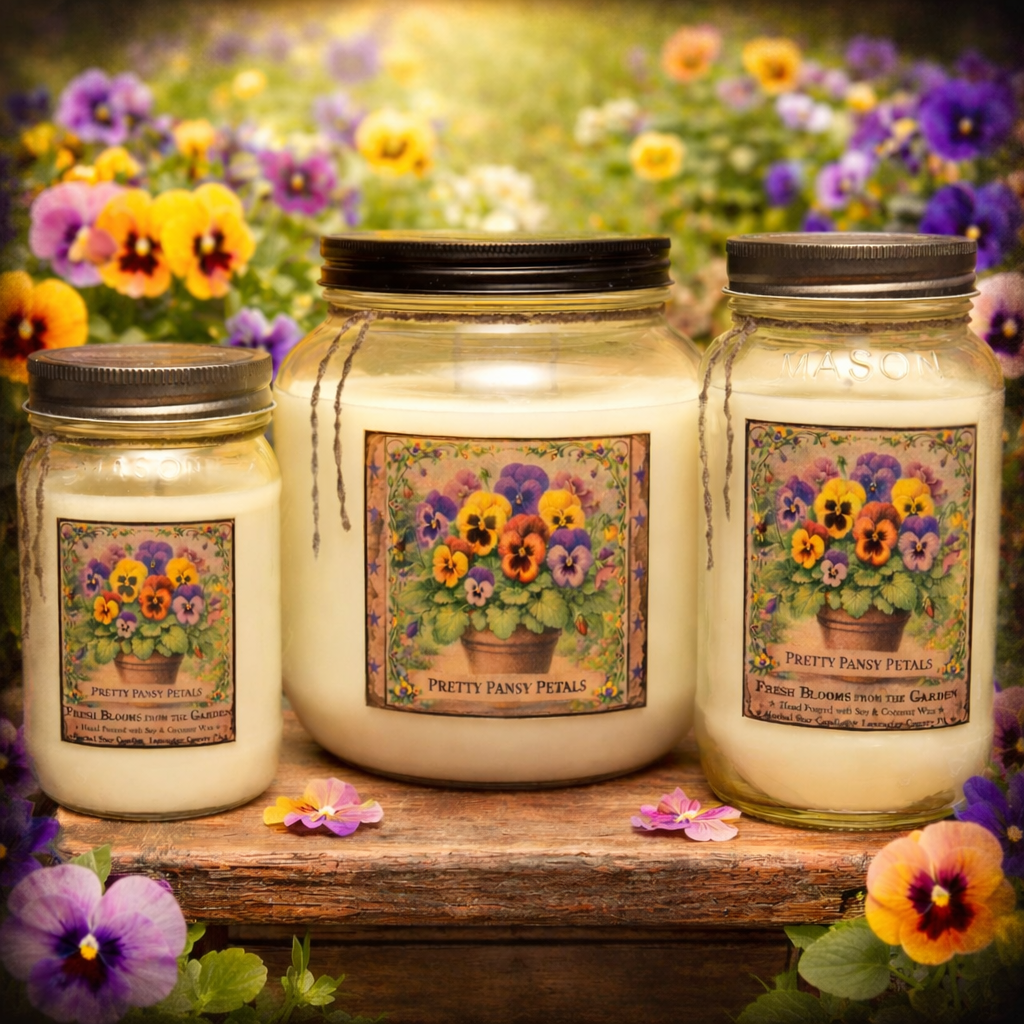 Pretty Pansy Petals Collection – Candles & Home Fragrance - Image 3