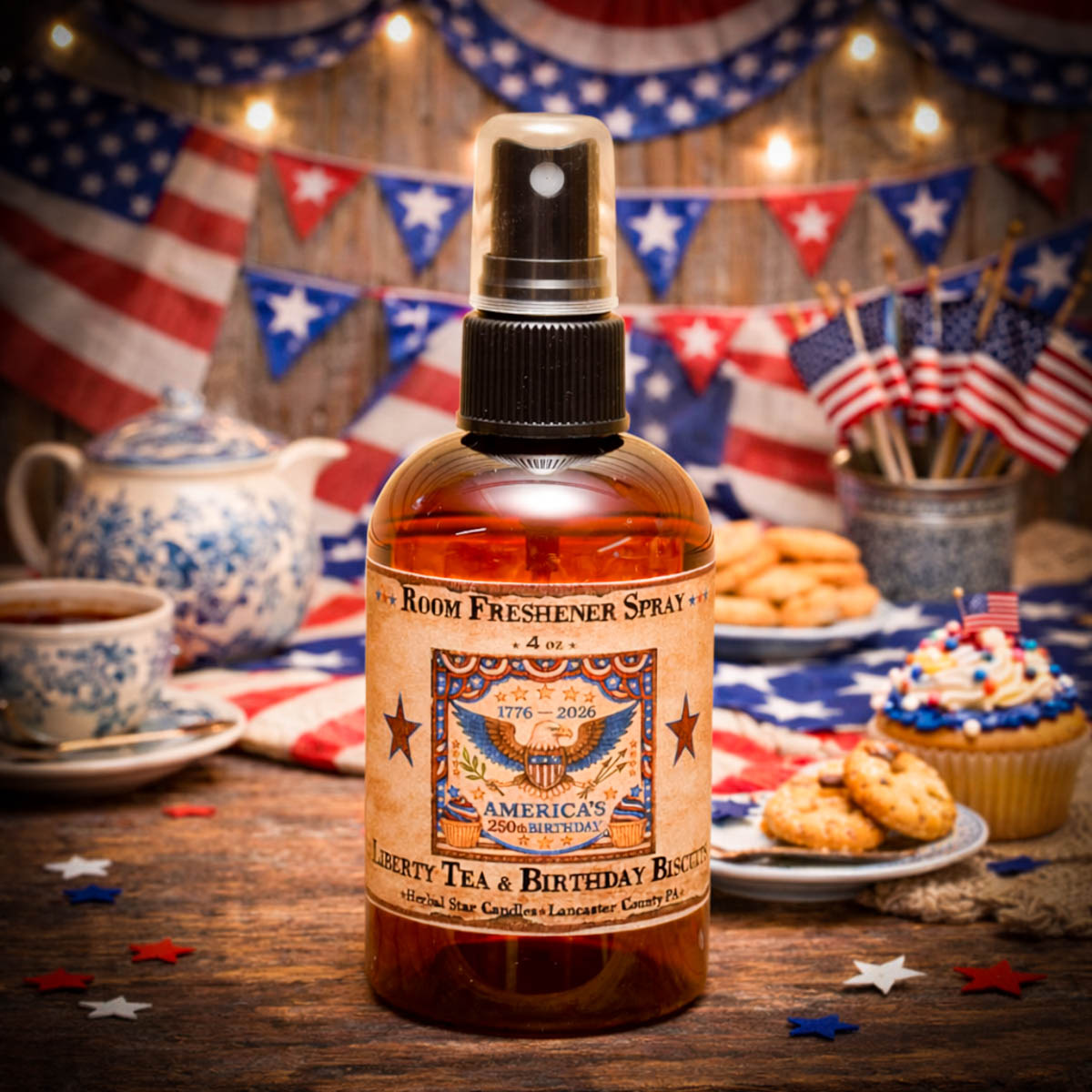 Liberty Tea and Birthday Biscuits Candles – America’s 250th Collection - Image 6