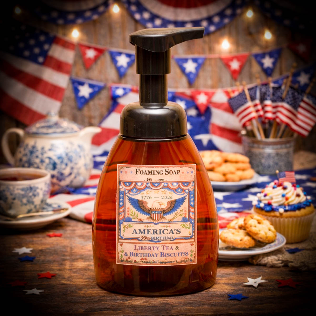 Liberty Tea and Birthday Biscuits Candles – America’s 250th Collection - Image 7