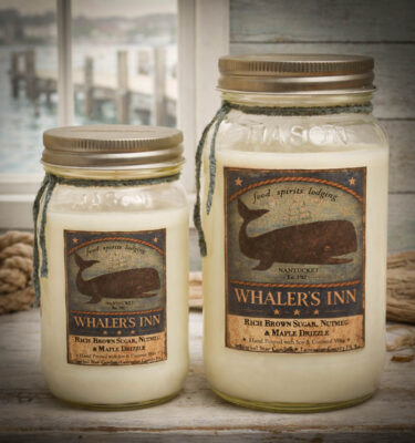 Whaler’s Inn candle collection mason jars coastal style