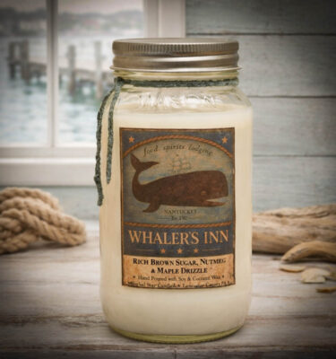 Whaler’s Inn 24 oz candle coastal mason jar
