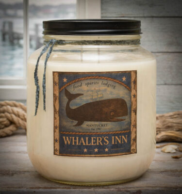 Whaler’s Inn 64 oz mason jar candle two wick brown sugar nutmeg