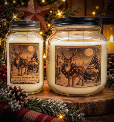 Prancer's Pumpkin Bread jar candles