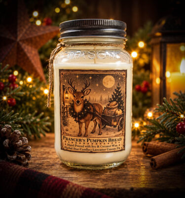 Prancer's Pumpkin Bread 24 oz jar candle
