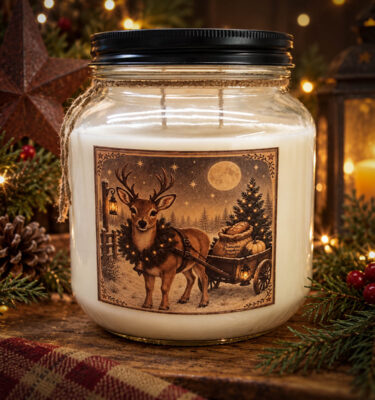 Prancer's Pumpkin Bread 64 oz jar candle