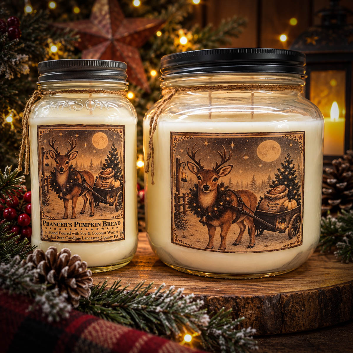 Prancer's Pumpkin Bread jar candles